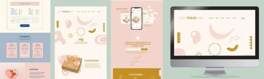 Infographic illustrating how professional designers help small businesses succeed through branding, website design, marketing materials, user experience, and visual communication.