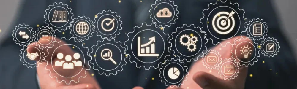 A Data Migration Strategy for Businesses in 2024 infographic outlining best practices for planning, executing, and securing data migration to improve business efficiency and minimize risks.