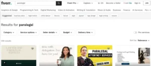 paralegal services