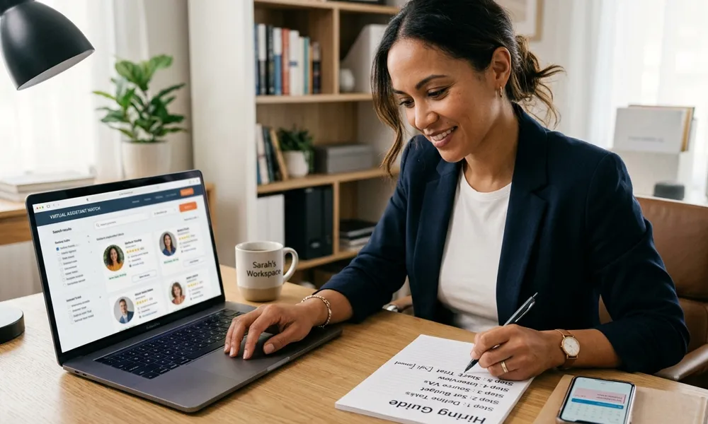 Step-by-step process guide illustrating a structured approach to completing business, outsourcing, hiring, or project management tasks. Step-by-step process guide illustrating a structured approach to completing business, outsourcing, hiring, or project management tasks.