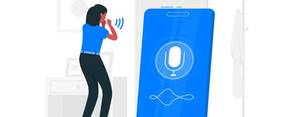 A New Frontier in Voice Search Optimization A New Frontier in Voice Search Optimization infographic explaining how businesses can optimize content for voice search using conversational keywords, natural language, local SEO, and structured content.